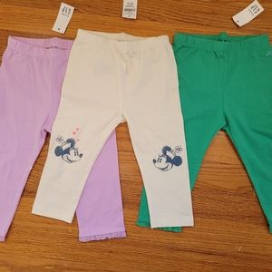 Nwt Lot of 3 Pairs Baby Gap Toddler Pants